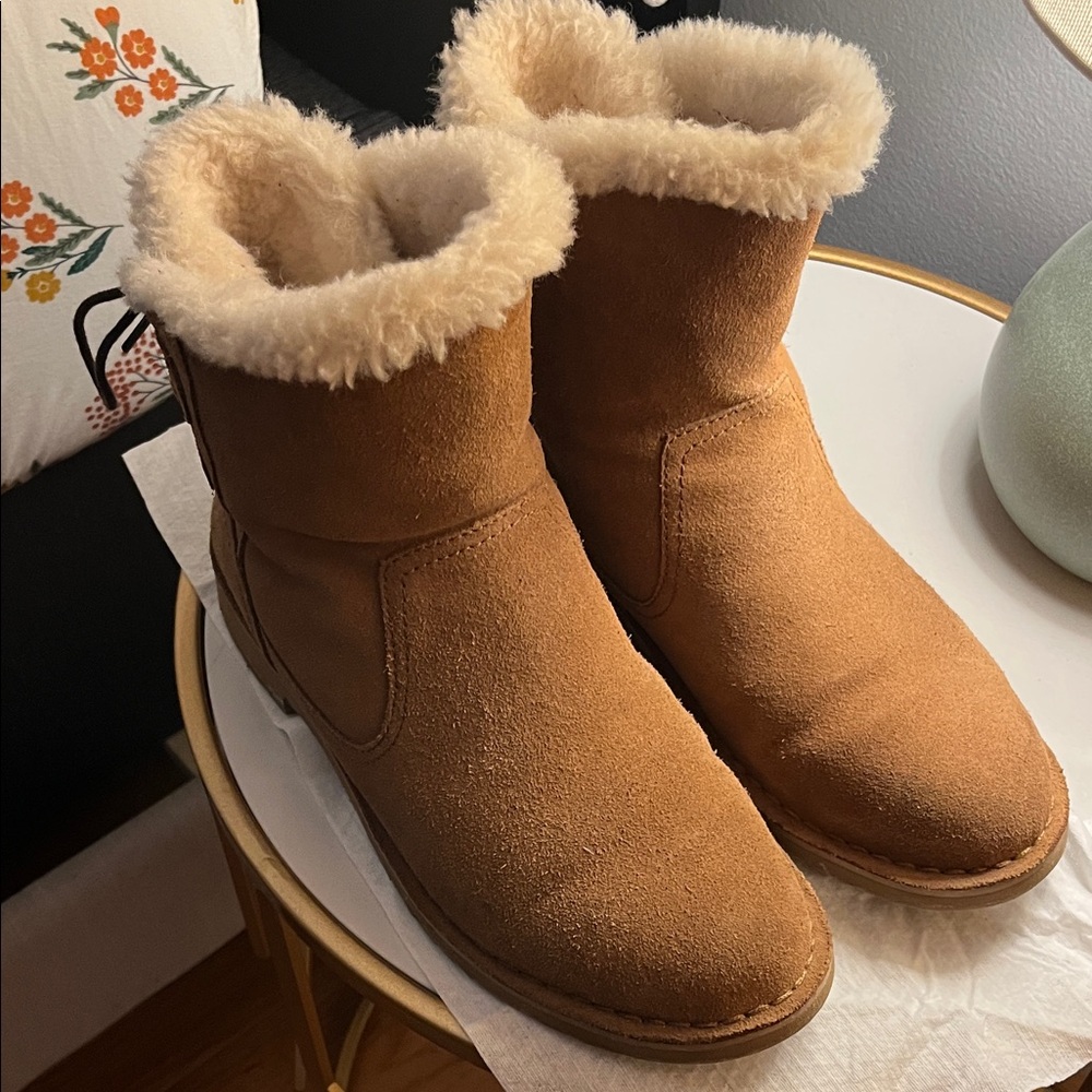 UGG Tan Suede Winter Boots